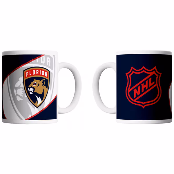 Florida Panthers Shadow Logo & Shield NHL Mug (330 ml) view 1