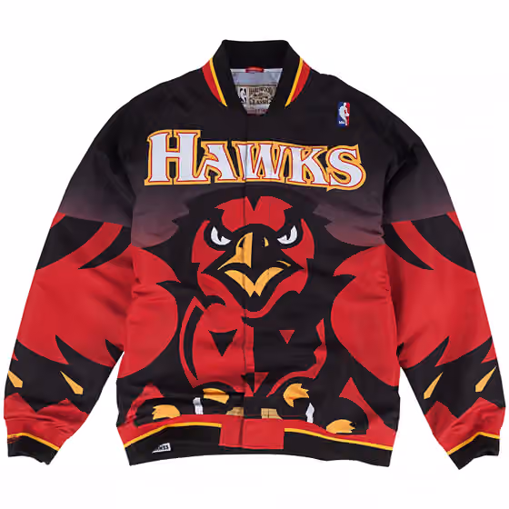 Atlanta Hawks 1995-1996 Authentic Mitchell & Ness Warm Up NBA Jacket view 1