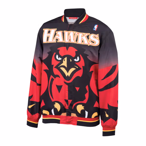 Atlanta Hawks 1995-1996 Authentic Mitchell & Ness Warm Up NBA Jacket view 3