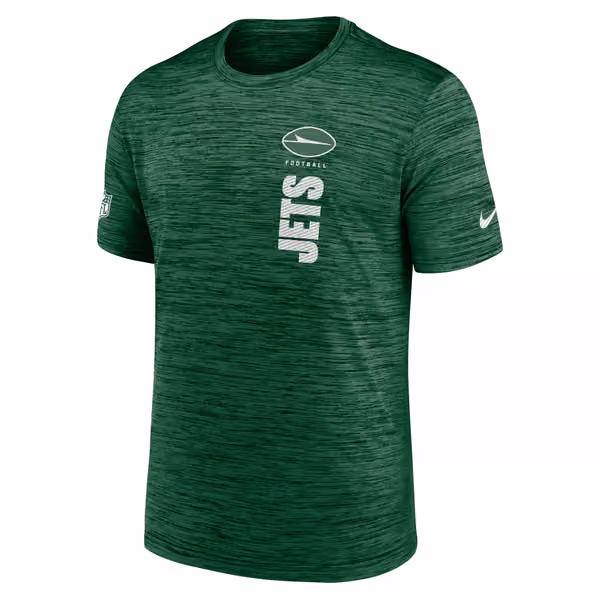 New York Jets 2024 NFL Sideline Nike Velocity Performance T-Shirt Green view 1