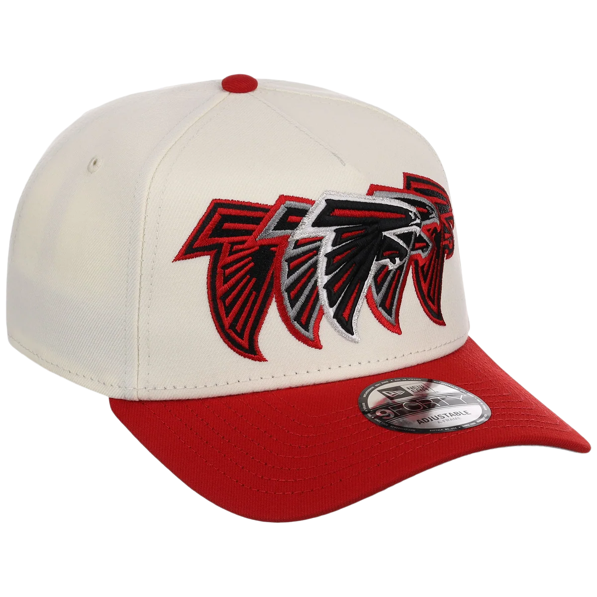 Atlanta Falcons NFL Seismic New Era 9FORTY A-Frame front view