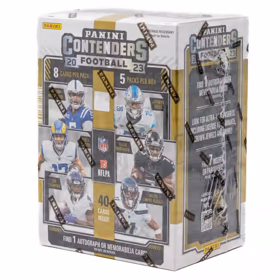 2023 Panini Contenders Football NFL Blaster Box view 1