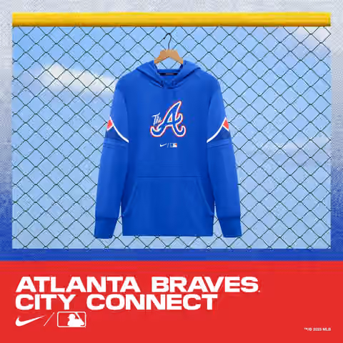 Atlanta Braves 2023 MLB Authentic City Connect Nike Therma-FIT Hoodie view 4