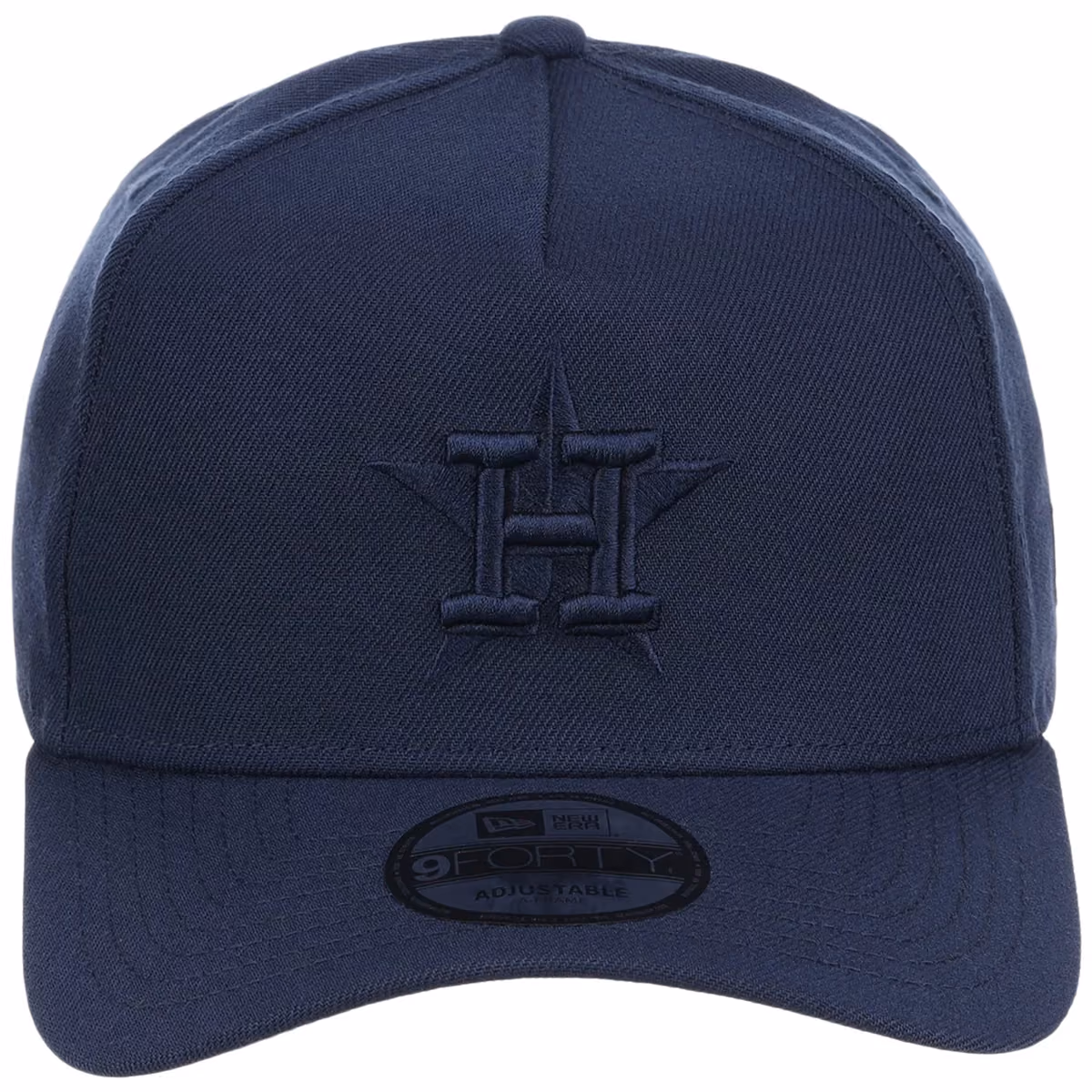 Houston Astros MLB Navy FASHION CORE New Era 9FORTY A-Frame detail view