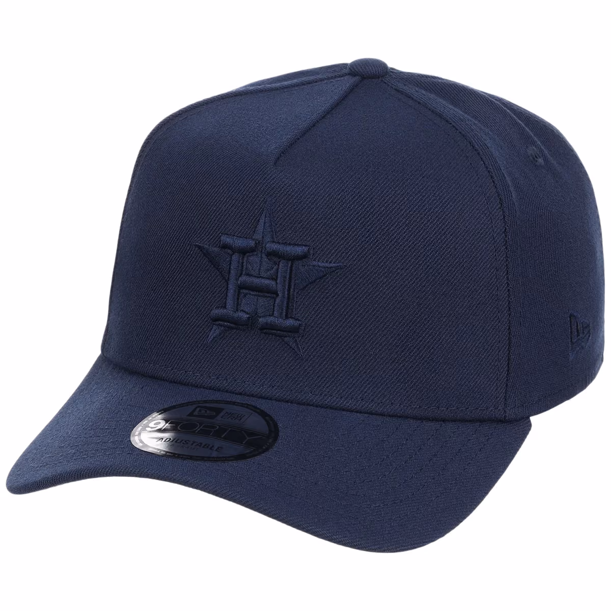 Houston Astros MLB Navy FASHION CORE New Era 9FORTY A-Frame detail view