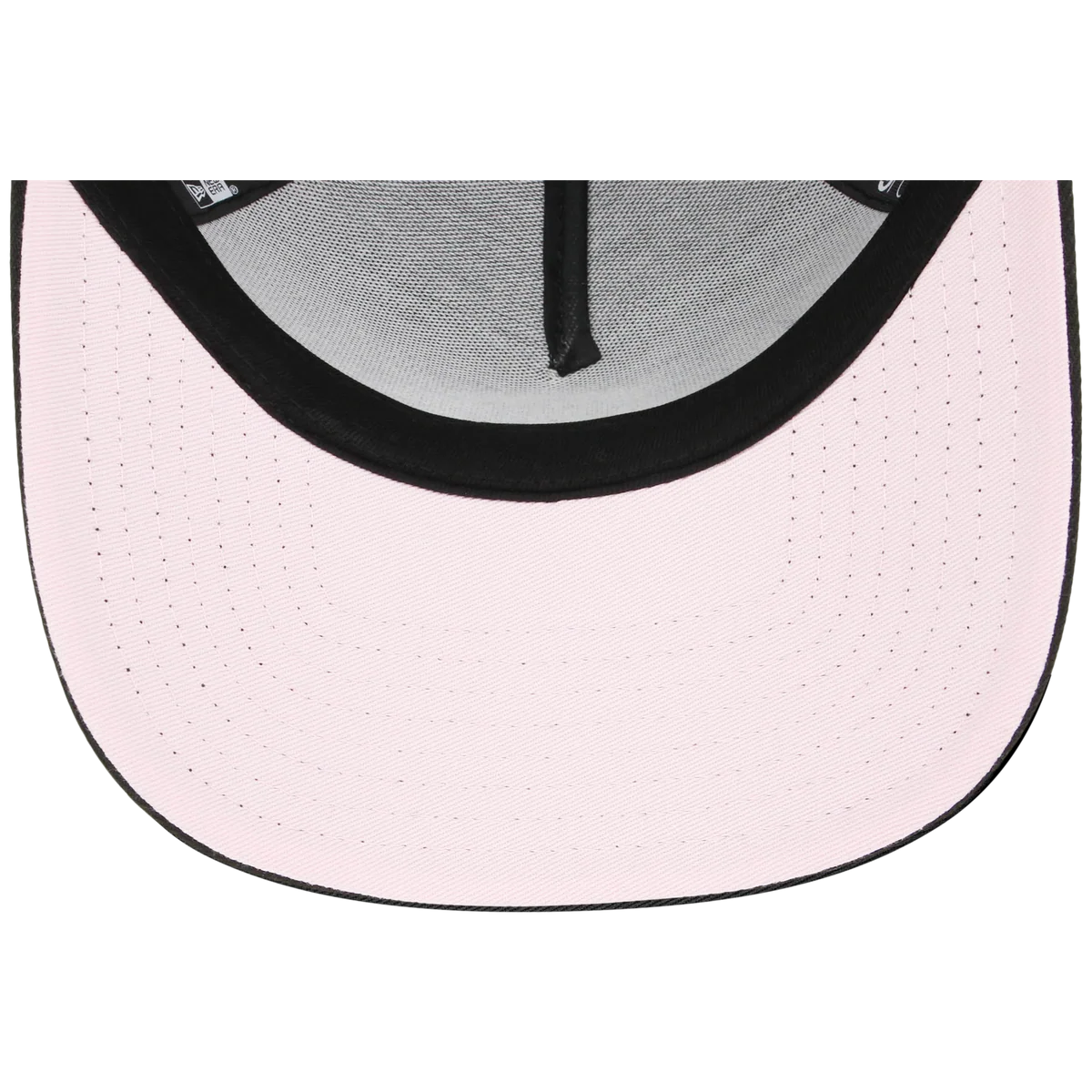 Toronto Blue Jays Toronto Crown the City - Black Pop Pink New Era 9FORTY (Black/Black) back view