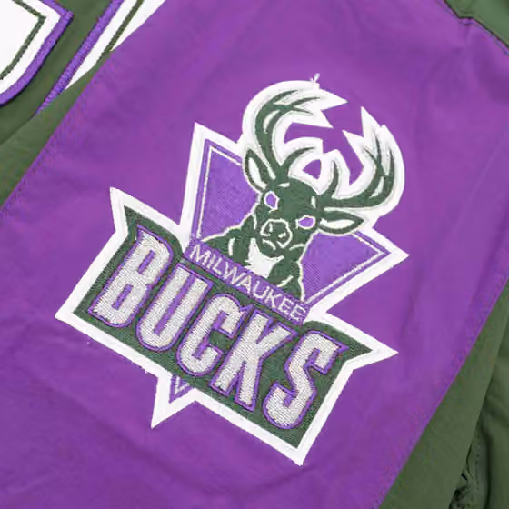 Milwaukee Bucks 1996-97 Authentic Warm Up Mitchell & Ness NBA Jacket view 5