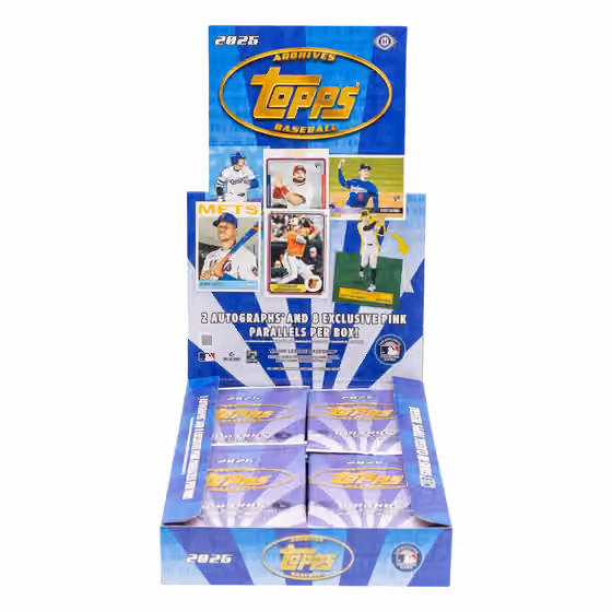 2025 Topps Archives Baseball MLB Hobby Pack view 6