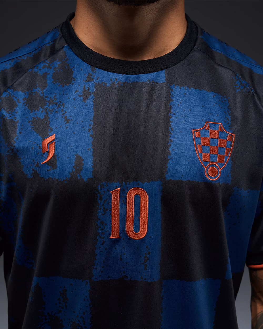Jersevo Custom Personalized The Wizard Heritage Jersey (2026WC Edition) crest detail