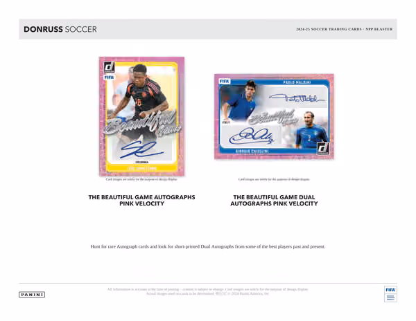 2024/25 Panini Donruss Football Blaster Box view 4