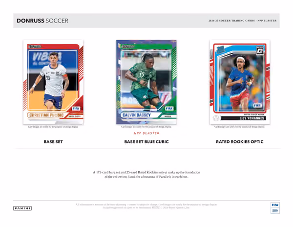 2024/25 Panini Donruss Football Blaster Box view 2