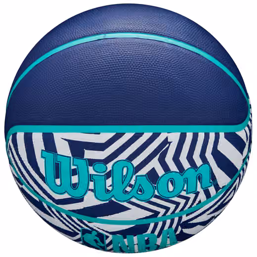 Wilson NBA DRV Plus Dazzle Camo Outdoor Basketball Blau (Size 7) view 6