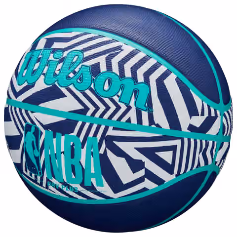 Wilson NBA DRV Plus Dazzle Camo Outdoor Basketball Blau (Size 7) view 4