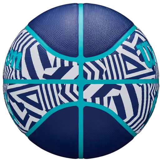 Wilson NBA DRV Plus Dazzle Camo Outdoor Basketball Blau (Size 7) view 5