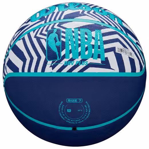 Wilson NBA DRV Plus Dazzle Camo Outdoor Basketball Blau (Size 7) view 2