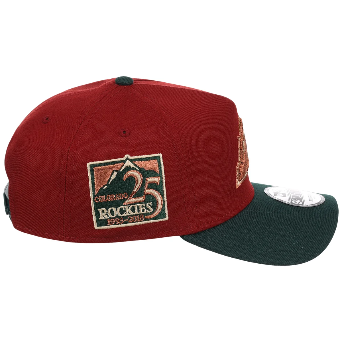 Colorado Rockies MLB Terra Verde New Era 9FORTY detail view