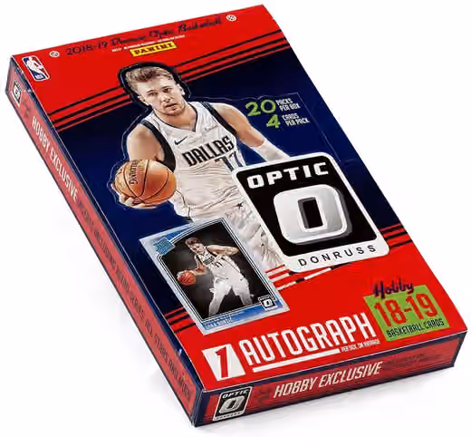 2018/19 Panini Donruss Optic Basketball Hobby Box NBA view 1