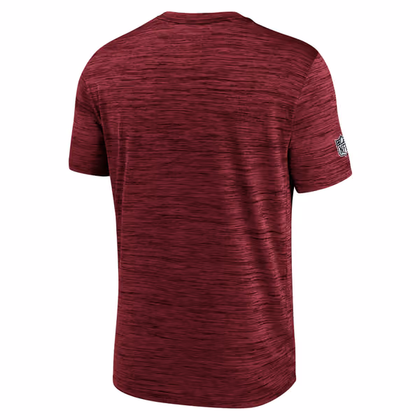 Atlanta Falcons 2024 NFL Sideline Nike Velocity Performance T-Shirt Red view 2