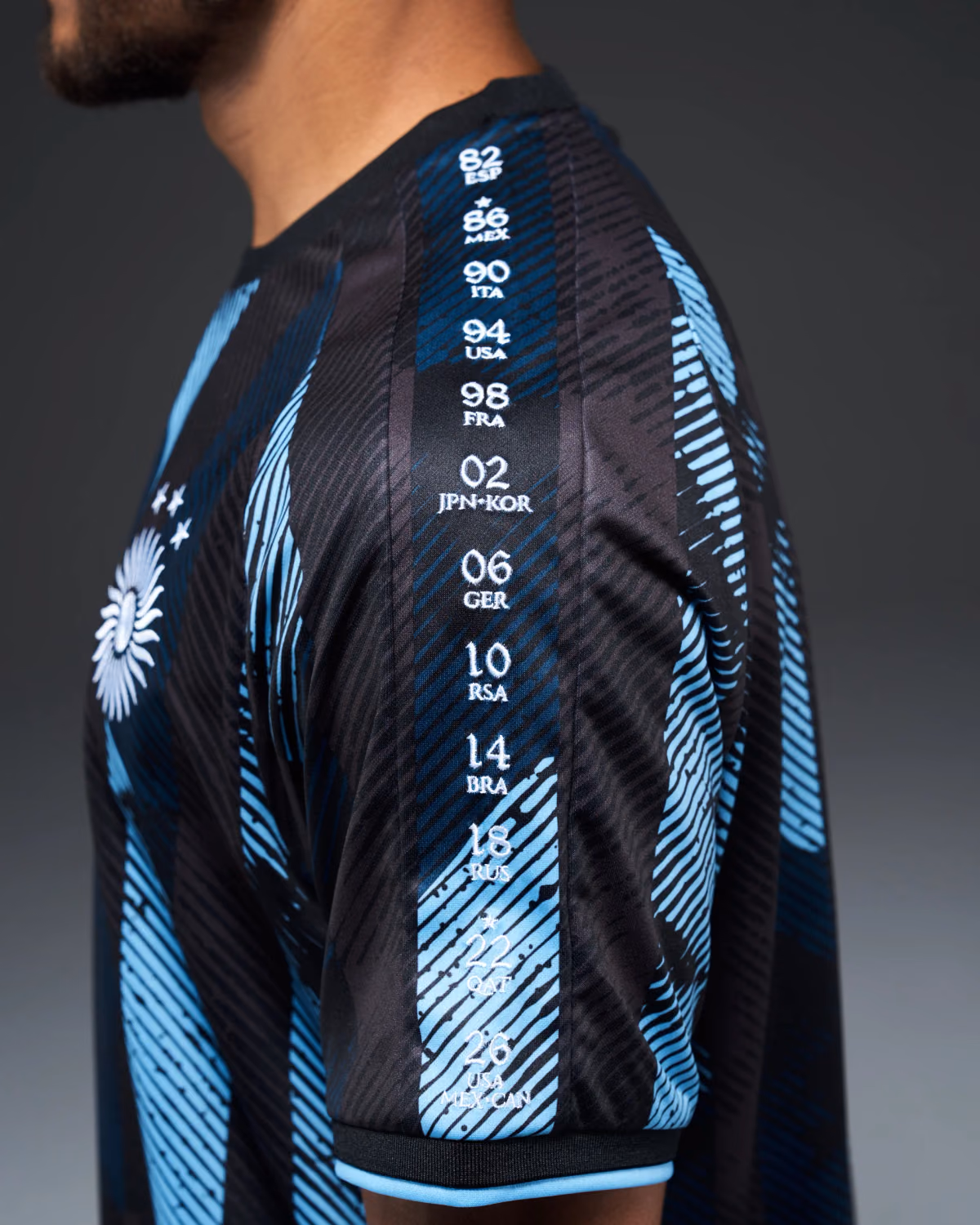 Jersevo Custom Personalized La Pulga Heritage Jersey (2026WC Edition) left sleeve detail