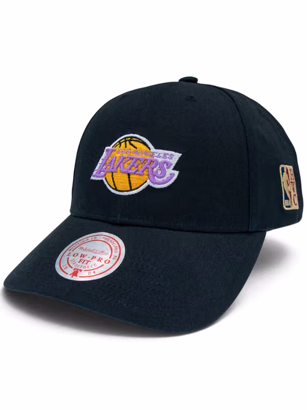 Los Angeles Lakers HWC Low Pro Snapback NBA Cap Black view 1