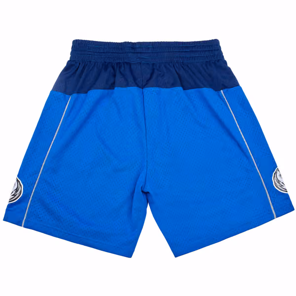 Dallas Mavericks 2010-11 Mitchell & Ness Swingman NBA Shorts Blue view 2