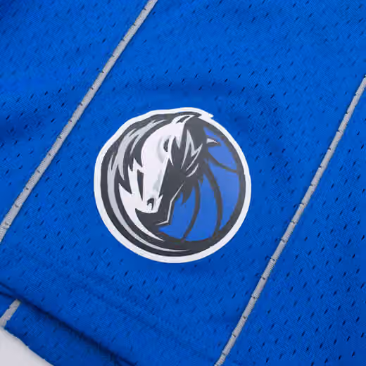 Dallas Mavericks 2010-11 Mitchell & Ness Swingman NBA Shorts Blue view 3