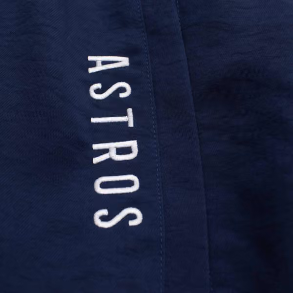 Houston Astros 2026 MLB Authentic Dugout Bomber Jacket Navy view 5