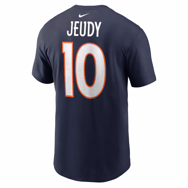 Jerry Jeudy #10 Denver Broncos Nike Player NFL T-Shirt Navy view 3