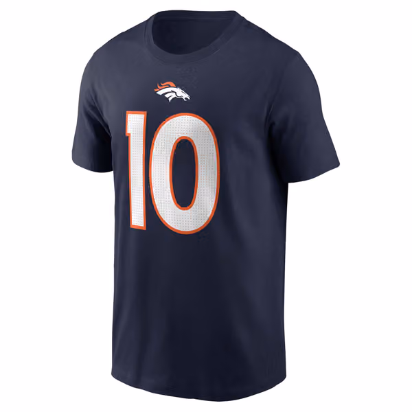 Jerry Jeudy #10 Denver Broncos Nike Player NFL T-Shirt Navy view 2