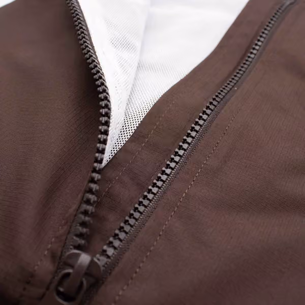 San Diego Padres MLB Quarter Zip Windbreaker Jacket Brown view 4