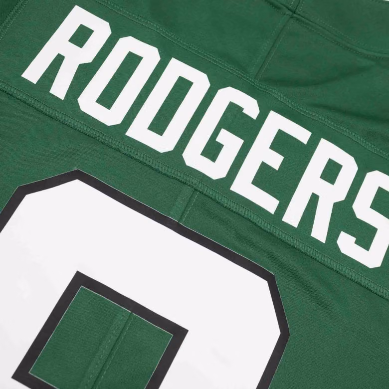 Aaron Rodgers #8 New York Jets Nike Vapor Untouchable Limited NFL Jersey Green view 5