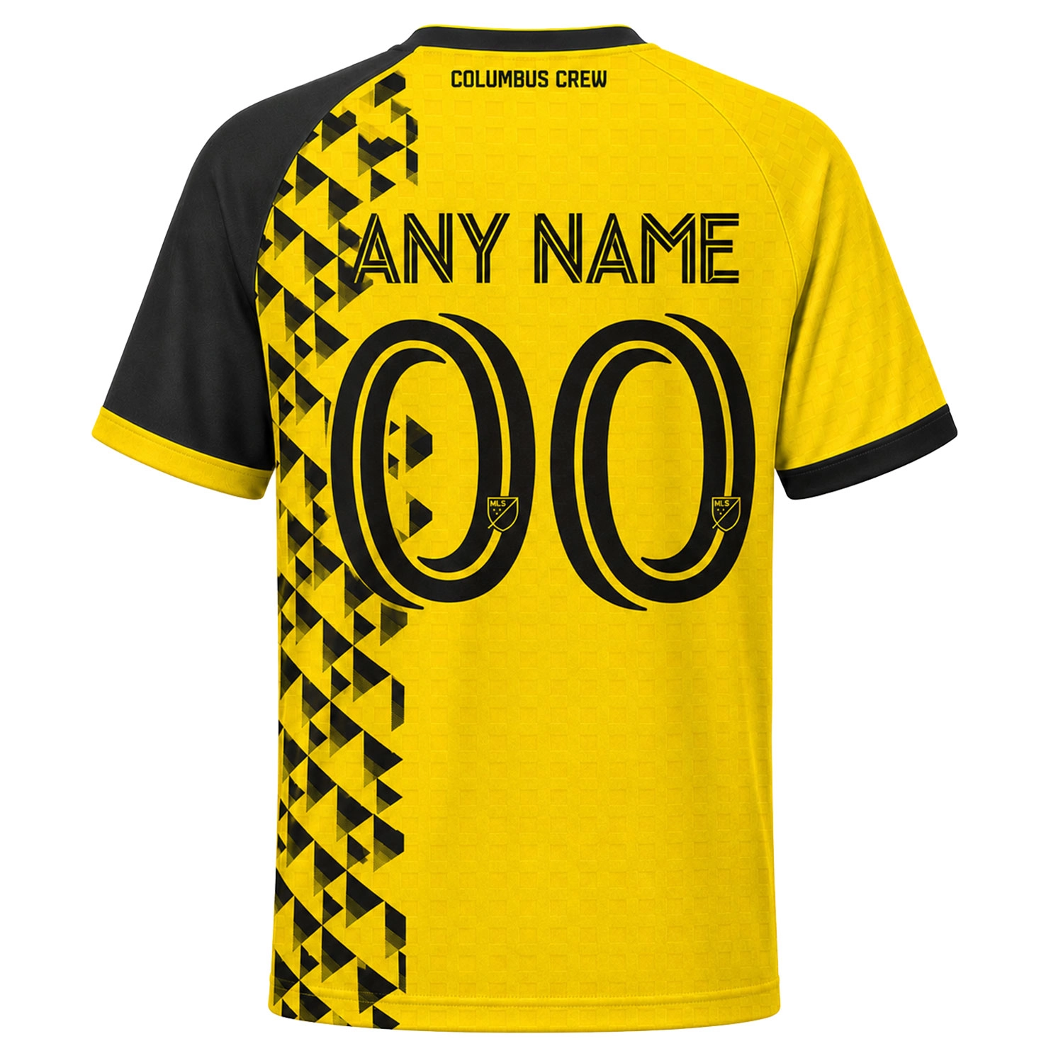 Custom Columbus Crew Jersey – Impressive Geometric Gold Style