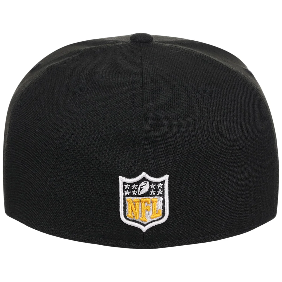 Pittsburgh Steelers NFL Black Dome New Era 59FIFTY detail view