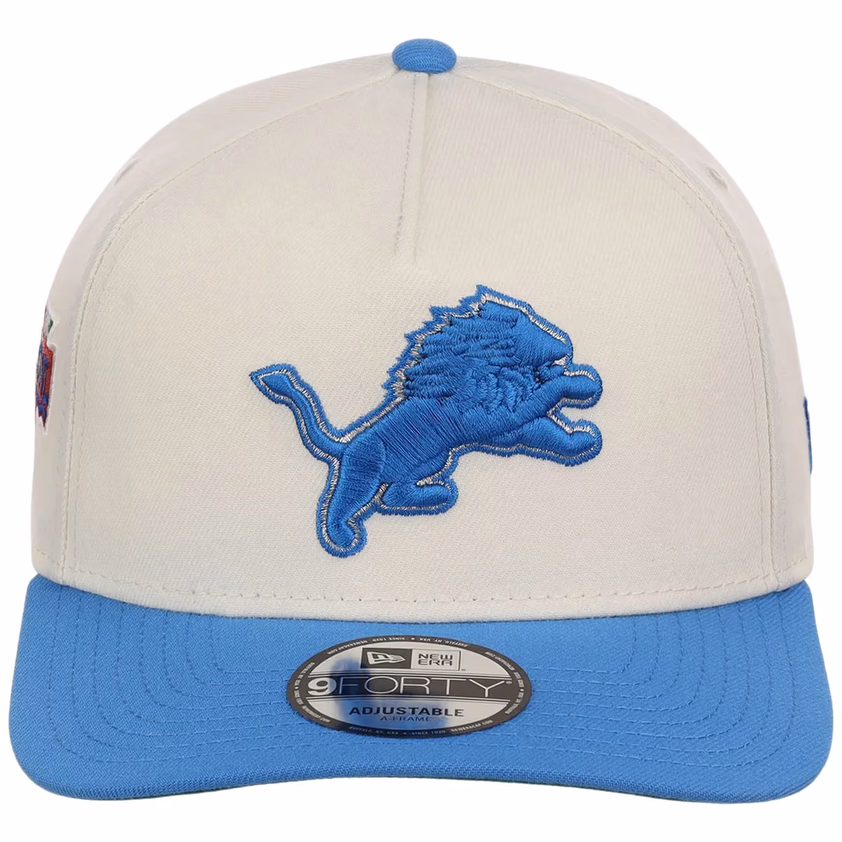 Detroit Lions NFL Chrome OTC New Era 9FORTY A-Frame detail view