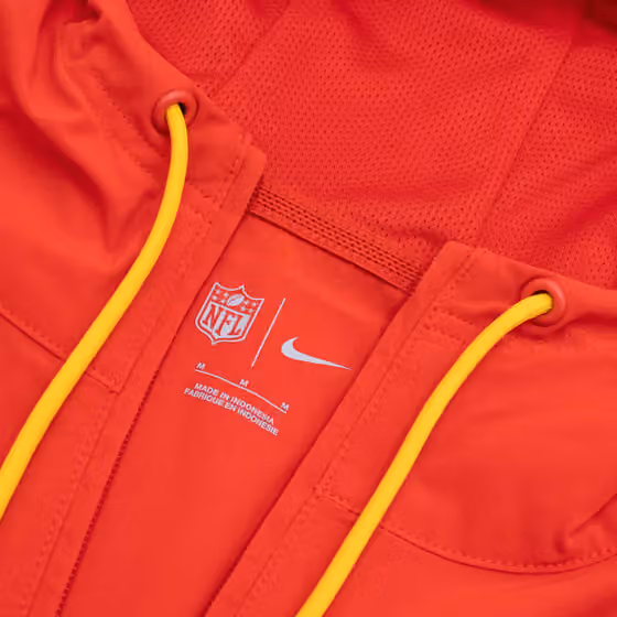 Kansas City Chiefs 2024 NFL Sideline Pre-Game Nike Lightweight Player Jacket Red view 5