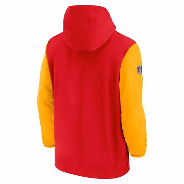 Kansas City Chiefs 2024 NFL Sideline Pre-Game Nike Lightweight Player Jacket Red view 3