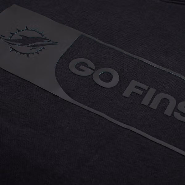 Miami Dolphins Black Edge Nike Club Hoodie view 3