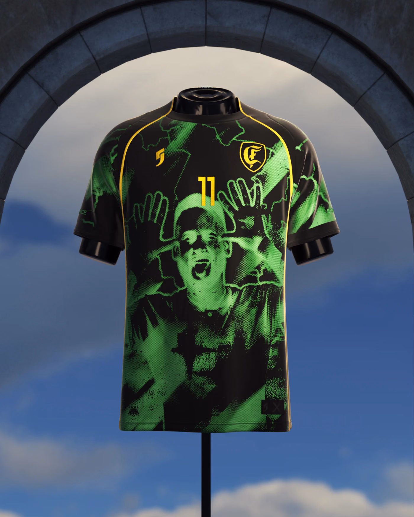 Jersevo Custom Personalized The Prince - Number 11 Jersey front view