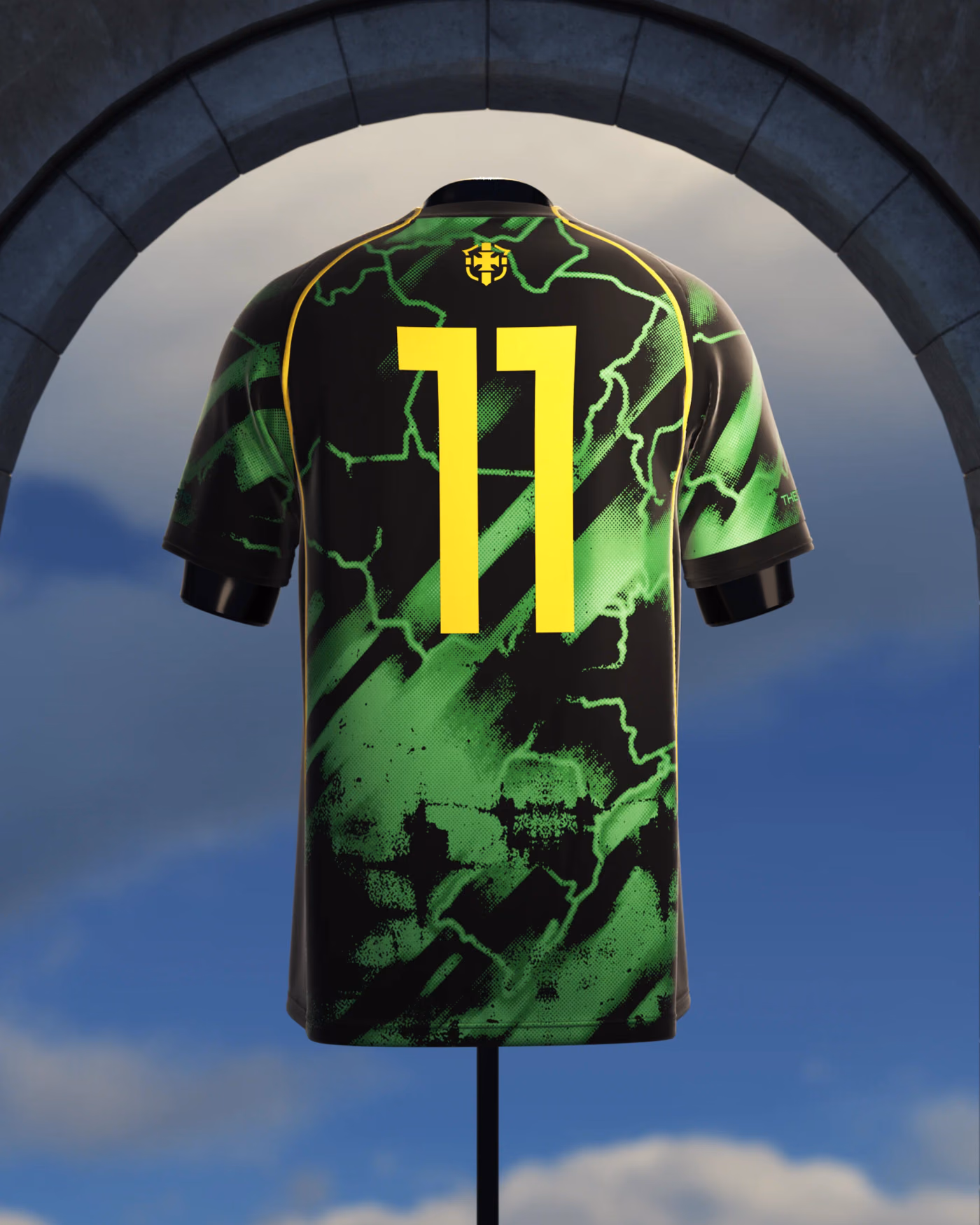 Jersevo Custom Personalized The Prince - Number 11 Jersey back view