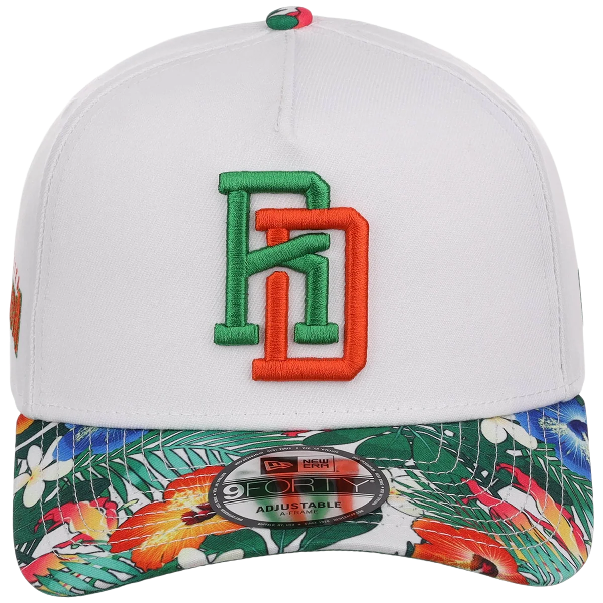 Dominican Republic Crown the Country: Dominican Republic New Era (White/Floral) detail view