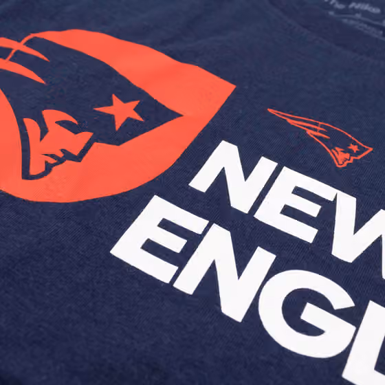 New England Patriots Team Slogan Nike Essential NFL T-Shirt Navy view 4