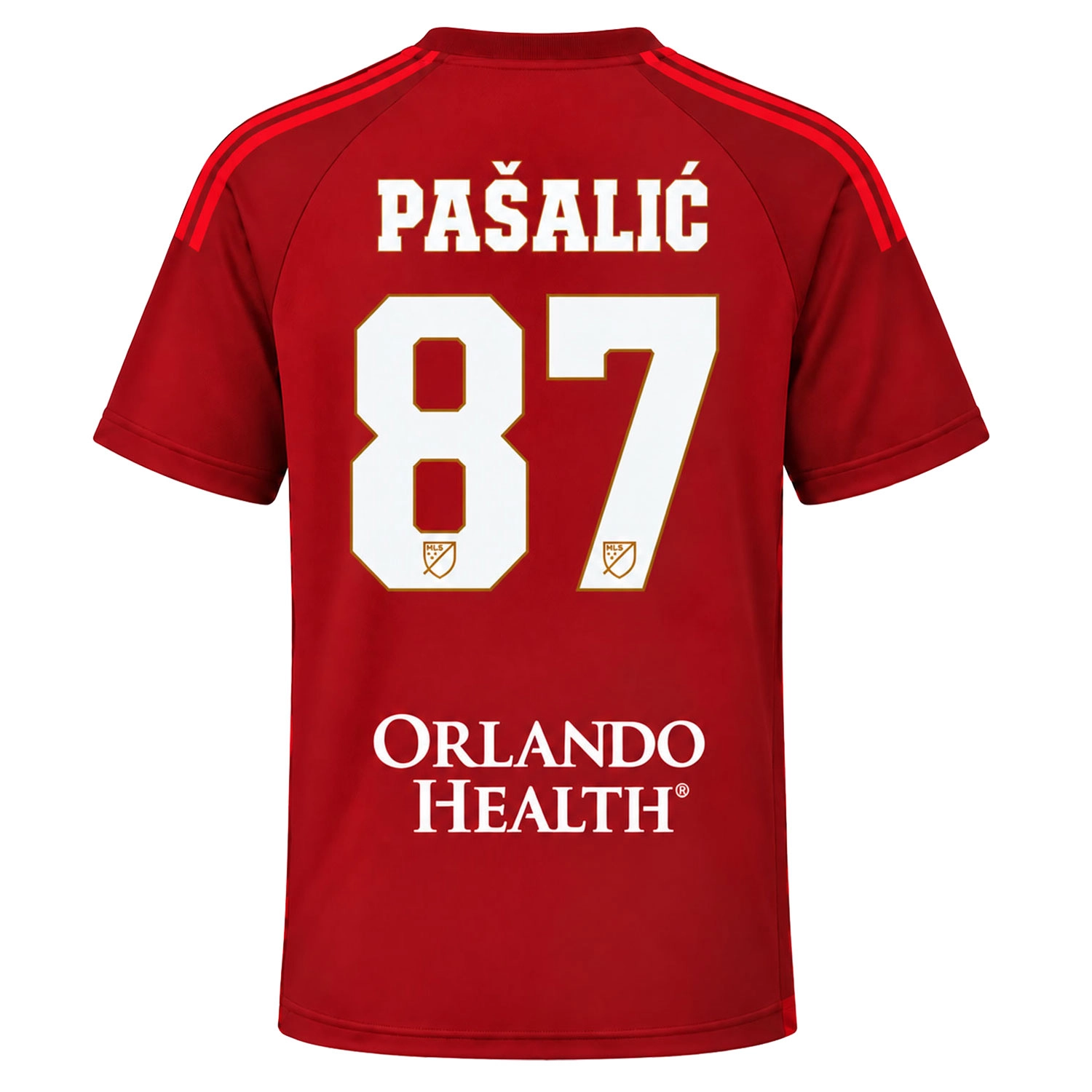 Marco Pasalic Orlando City SC Jersey Bold Red Archive