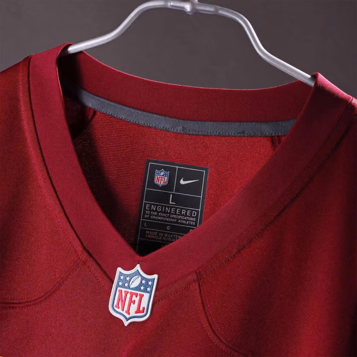 Jayden Daniels #5 Washington Commanders 2026 Game NFL Jersey Burgundy view 7