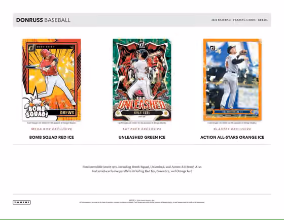 2024 Panini Donruss Baseball Blaster Box view 4