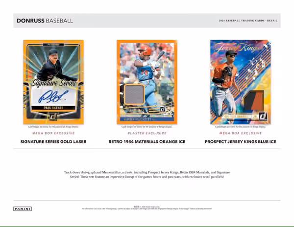 2024 Panini Donruss Baseball Blaster Box view 2
