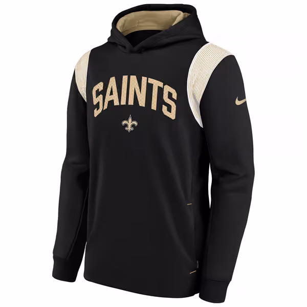 New Orleans Saints 2022 NFL On-Field Sideline Therma Hoodie (YOUTH) view 2