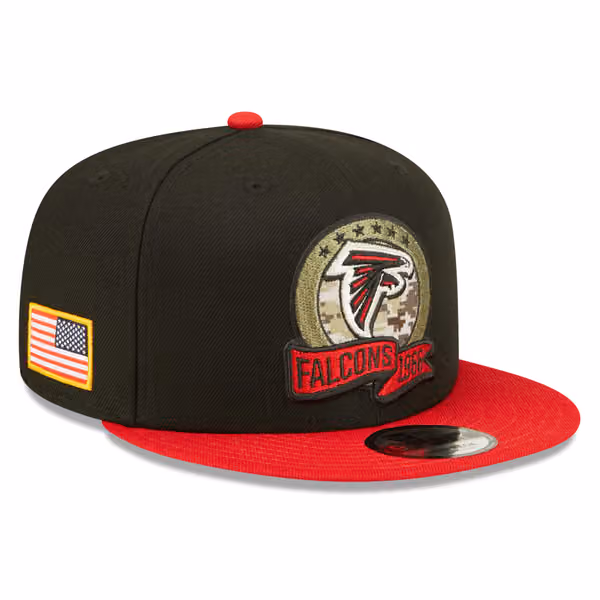 Atlanta Falcons 2022 NFL On-Field Salute to Service New Era 9FIFTY Snapback Cap product photo