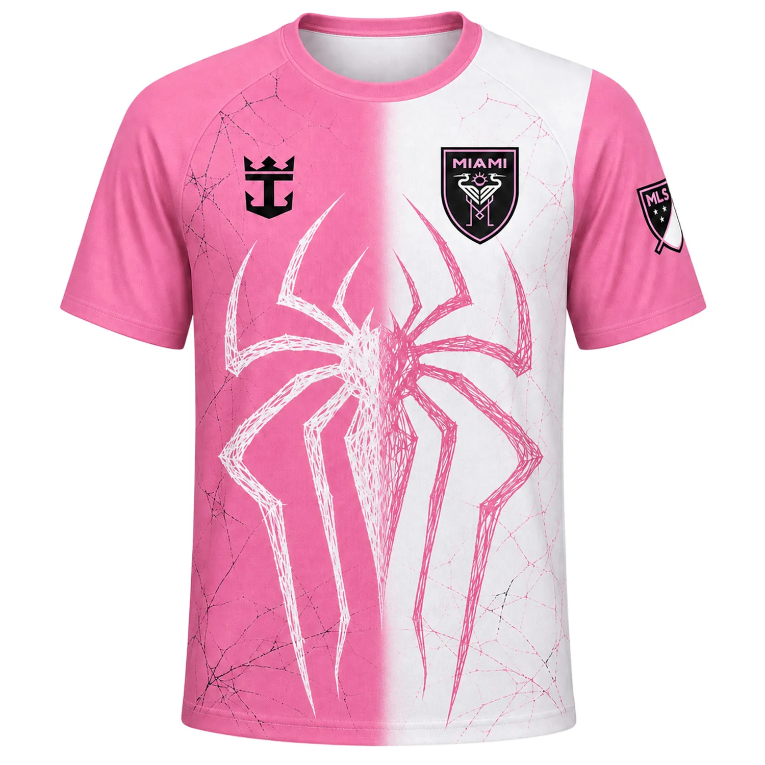Inter Miami Fan X Spiderman Custom Jersey – Pink White Charming Style
