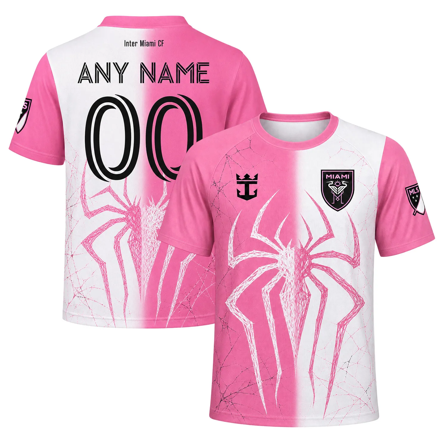 Inter Miami Fan X Spiderman Custom Jersey – Pink White Charming Style