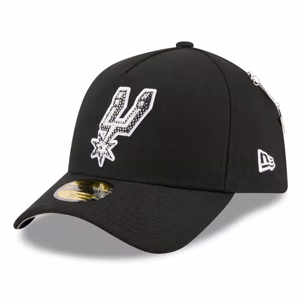 San Antonio Spurs 2026 NBA Draft On-Stage Crystal 59FORTY A-Frame Fitted Cap Black product photo